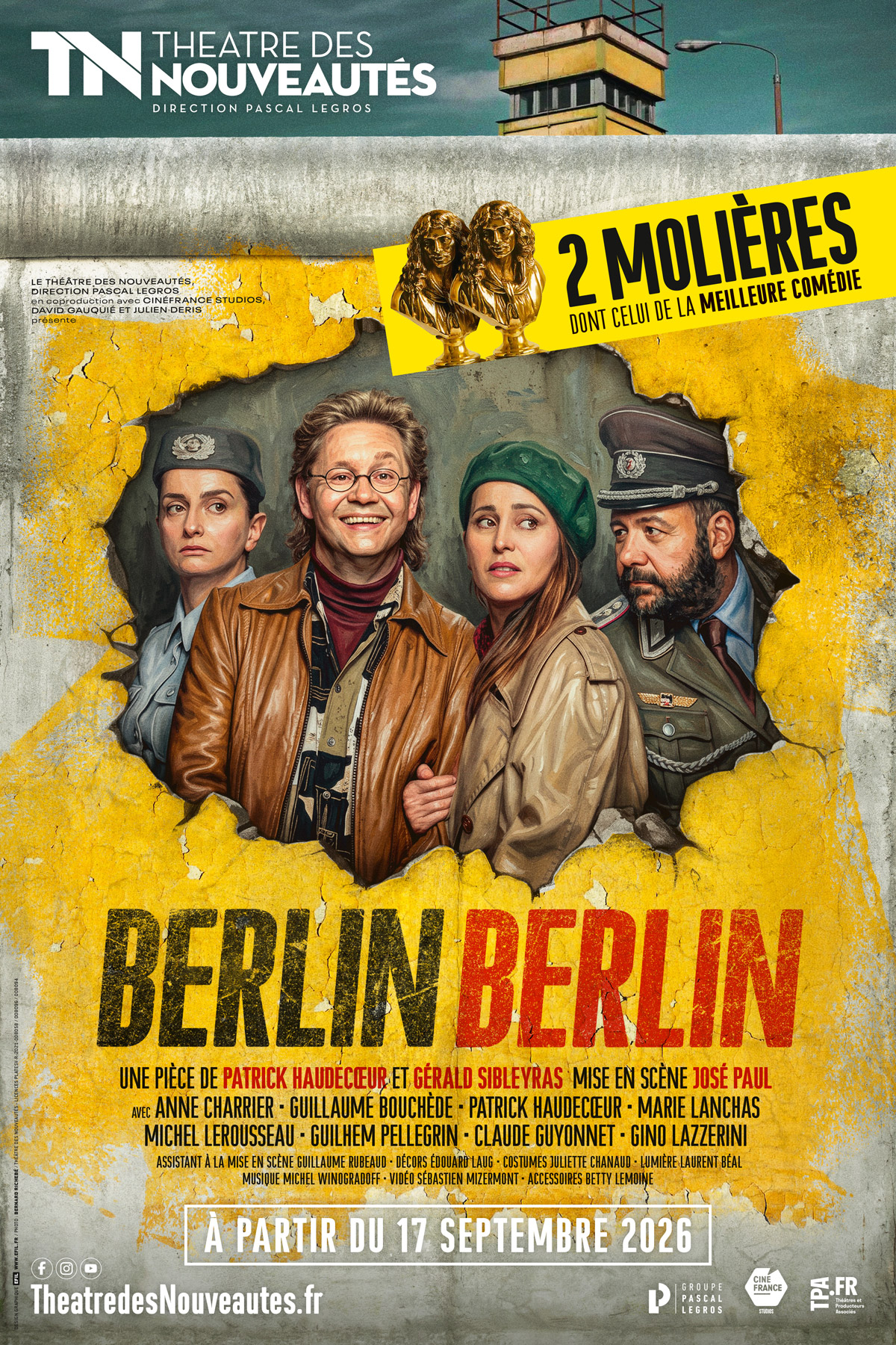 Affiche du spectacle : Berlin Berlin